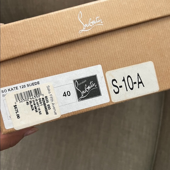 Suede black Christian Louboutin - Picture 5 of 5